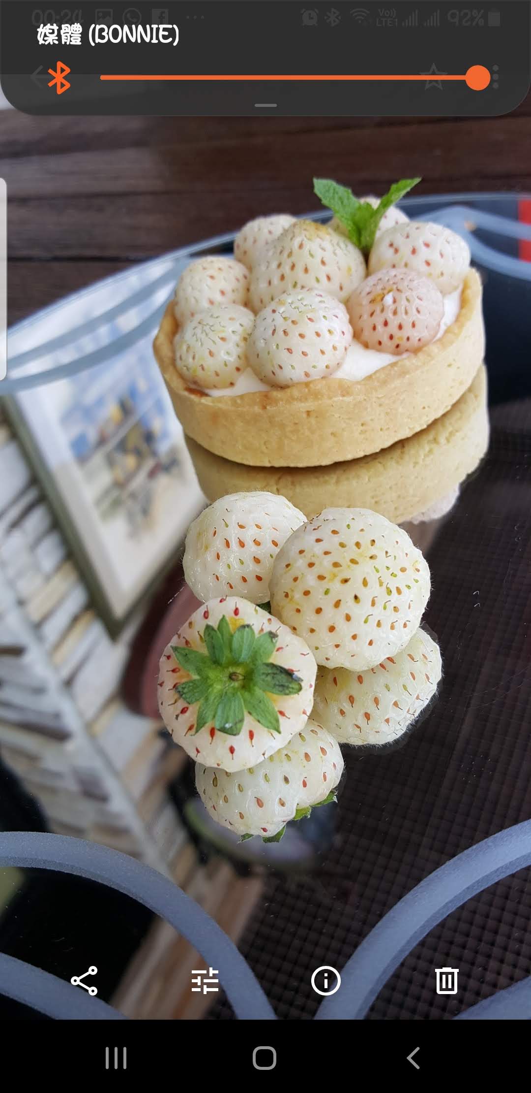 Taylor made walnuts & date tart, fruits. tart & tradition French tart